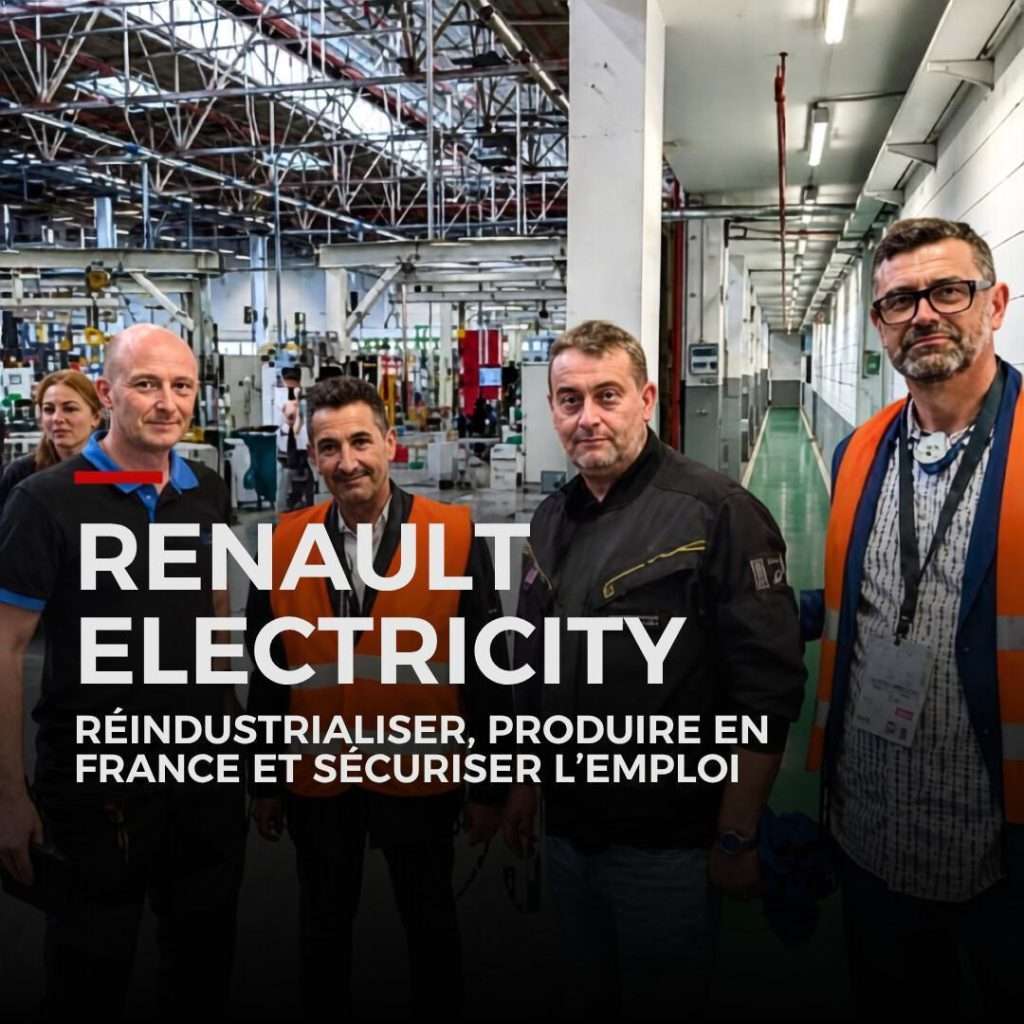 Renault ElectriCity : réindustrialiser, produire en France et sécuriser l’emploi