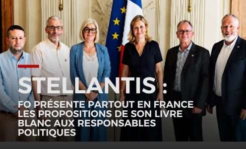 Stellantis : FO présente partout en France les propositions de son livre blanc aux responsables politiques