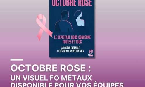 Octobre Rose : Un visuel FO Métaux disponible pour vos équipes