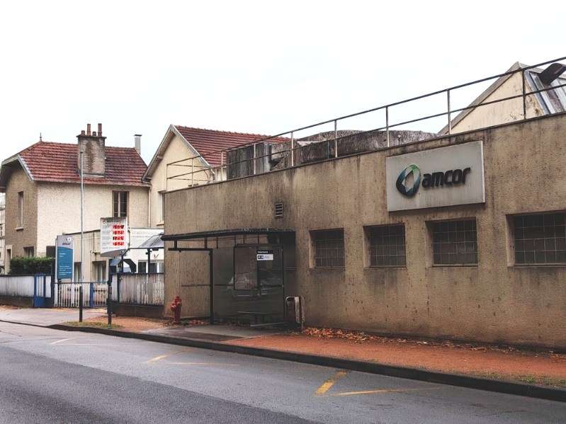 Mobilisation des métallos FO devant l'usine Amcor Dijon